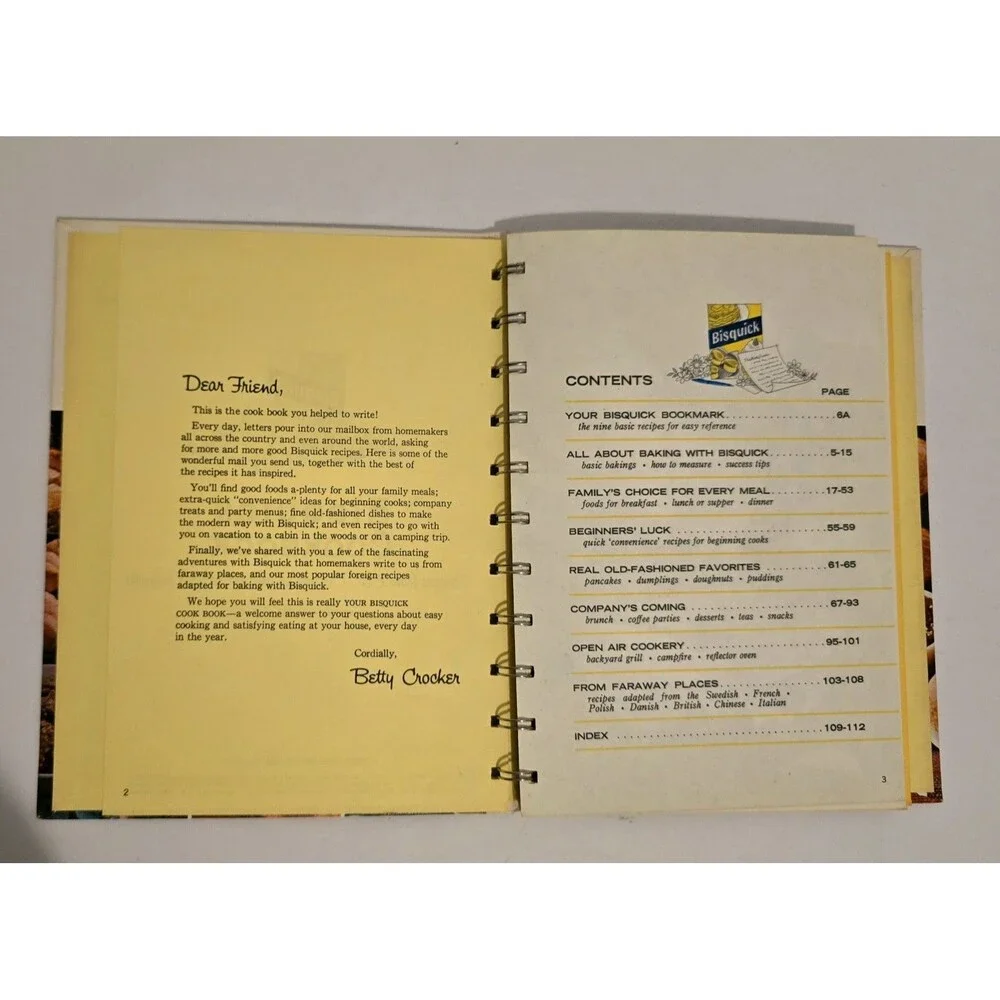 Vintage The Bisquick Cookbook Recipes from Betty Crocker First Edition 1964